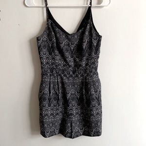 Black and White Romper